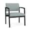 Lesro Lenox Steel Guest Chair, Ash (Blue) Seat, Ash Back, 24.5 W 24.5 L 32 H, Linette Vinyl Seat LS1201 - alternate 1